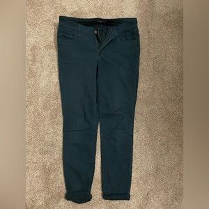 Old Navy Rockstar Mid-Rise 10R Teal Pants